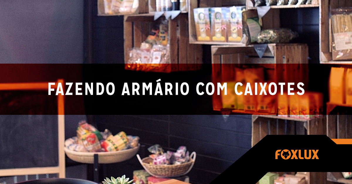 Como fazer um armário reaproveitando caixotes de madeira