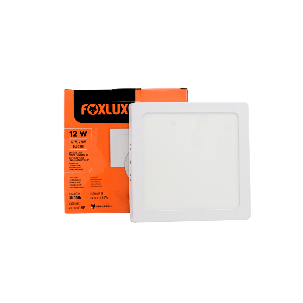 painel-led-foxlux Painel LED Foxlux